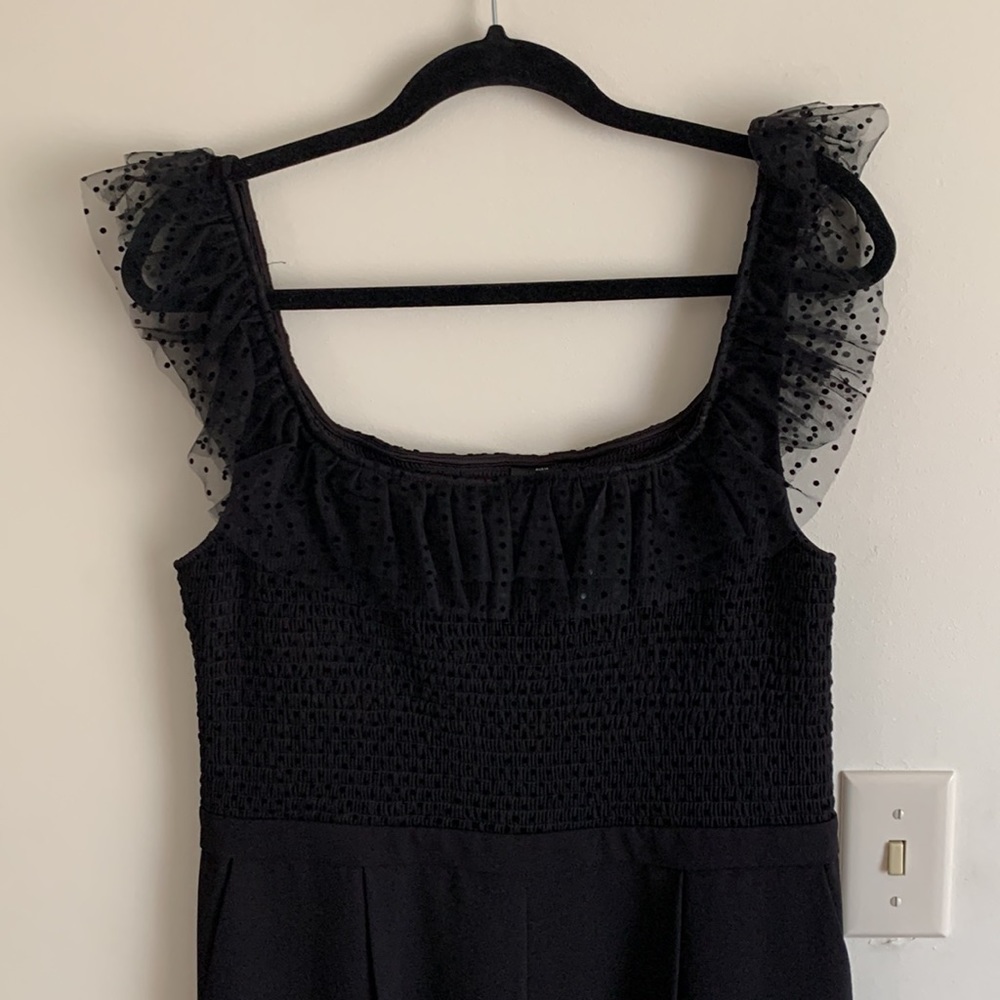 Ever new mercy ruffle sleeve jumpsuit black - Picture 4 of 6